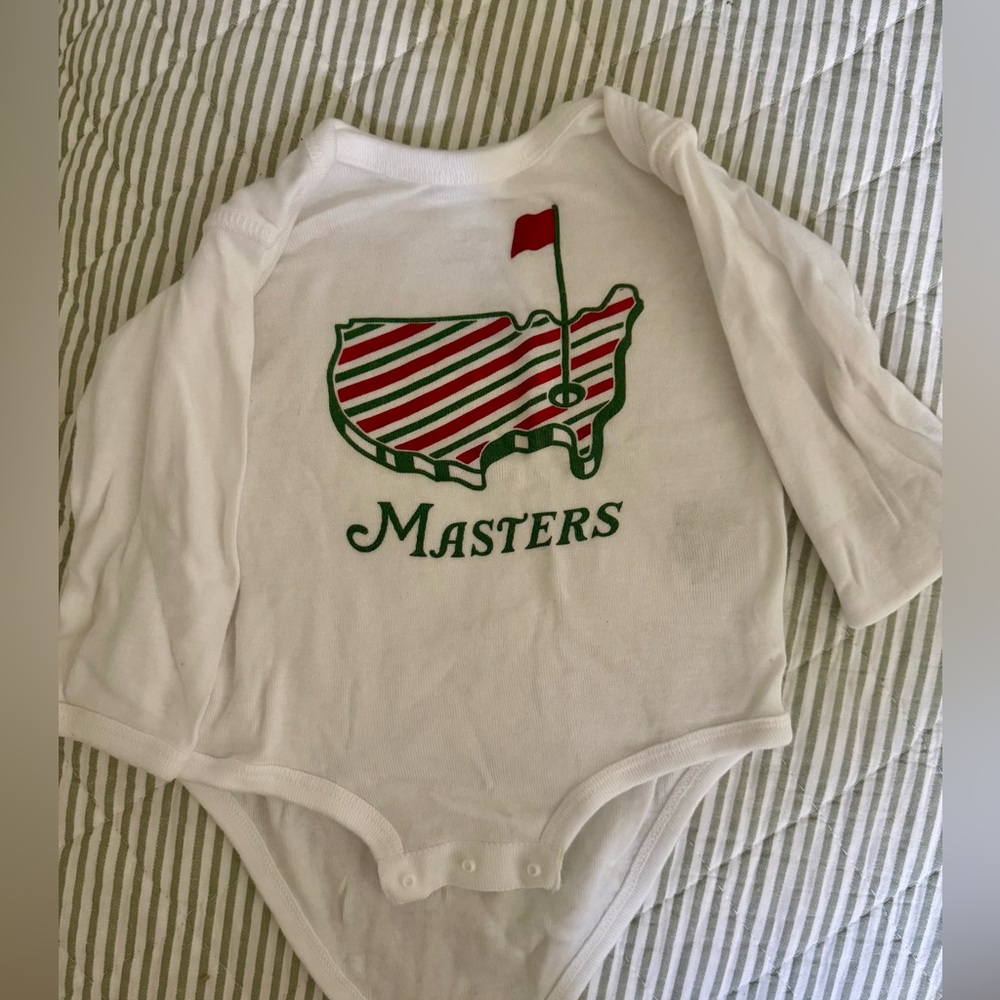 Masters long sleeve onesie 12 month